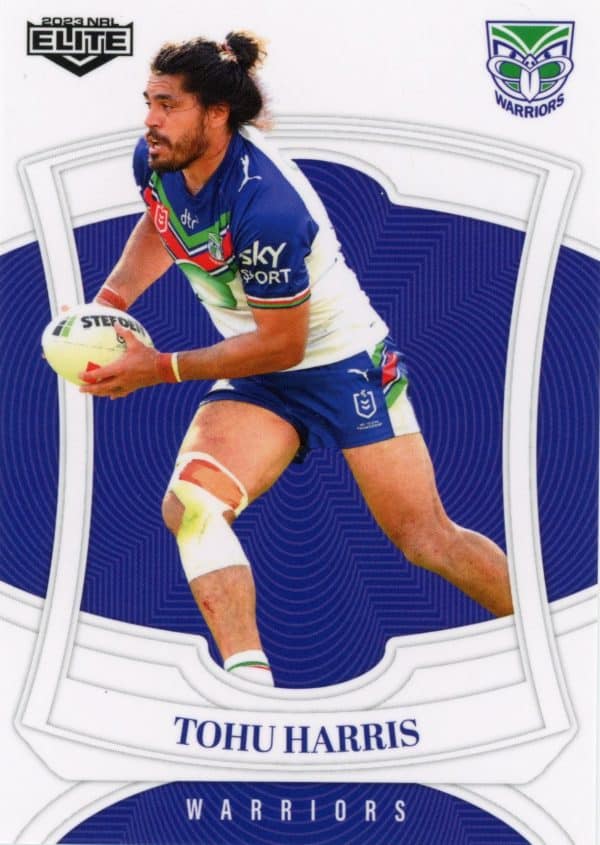 2023 NRL Elite Common Card - Base 140 Tohu Harris Warriors