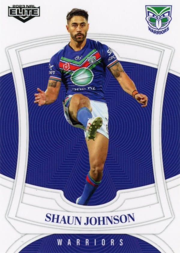 2023 NRL Elite Common Card - Base 141 Shaun Johnson Warriors
