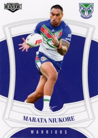 2023 NRL Elite Common Card - Base 143 Marata Niukore Warriors