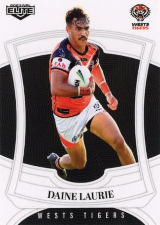 2023 NRL Elite Common Card - Base 150 Daine Laurie Wests Tigers