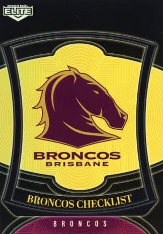 2023 NRL Elite Team Master Set #4 - Brisbane Broncos