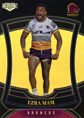 2023 NRL Elite Pearl Specials - P006 Ezra Mam Brisbane Broncos