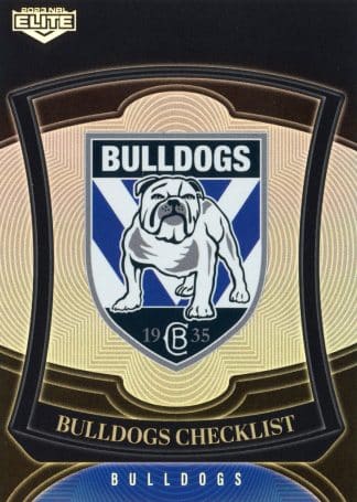 2023 NRL Elite Pearl Specials - P019 Canterbury Bulldogs Checklist