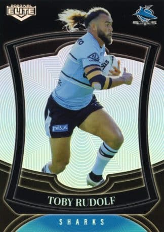 2023 NRL Elite Pearl Specials - P035 Toby Rudolf Cronulla Sharks