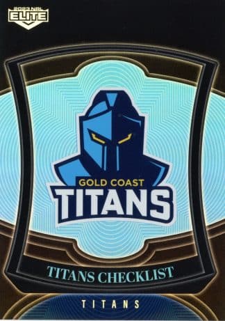 2023 NRL Elite Pearl Specials - P046 Gold Coast Titans Checklist