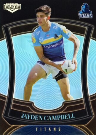 2023 NRL Elite Pearl Specials - P048 Jayden Campbell Gold Coast Titans