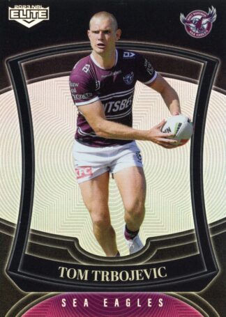 2023 NRL Elite Pearl Specials - P063 Tom Trbojevic Manly Sea Eagles