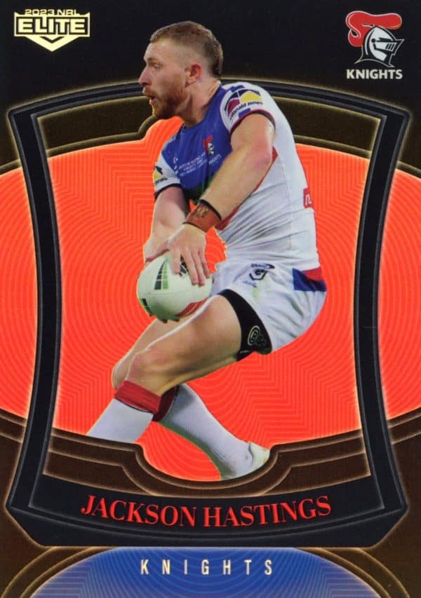 2023 NRL Elite Pearl Specials - P076 Jackson Hastings Newcastle Knights