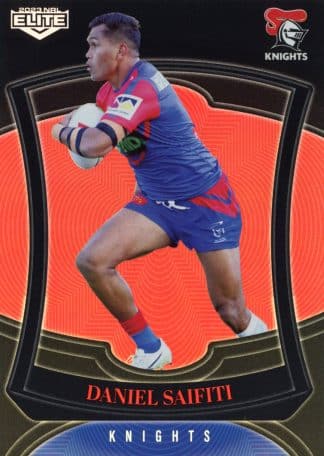 2023 NRL Elite Pearl Specials - P079 Daniel Saifiti Newcastle Knights