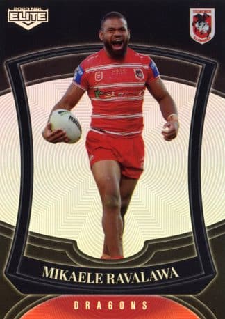 2023 NRL Elite Pearl Specials - P123 Mikaele Ravalawa St George Illawarra Dragons