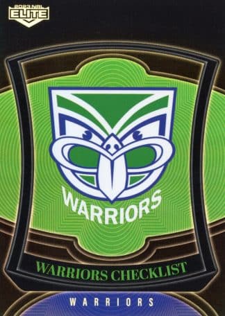 2023 NRL Elite Team Master Set #4 - Warriors