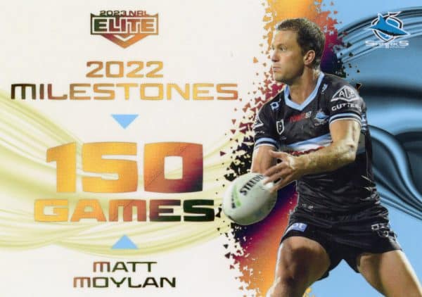 2023 NRL Elite Case Card - M04 Matt Moylan Cronulla Sharks