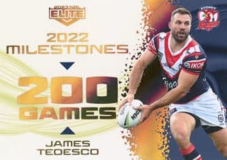 2023 NRL Elite Case Card - M14 James Tedesco Sydney Roosters
