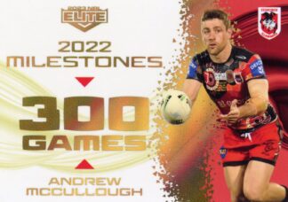 2023 NRL Elite Case Card - M13 Andrew McCullough St George Dragons