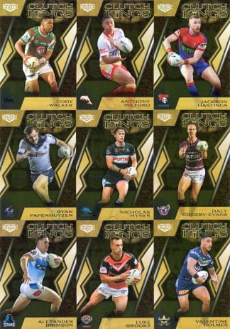 2023 NRL Elite - Clutch Kings Full Set 17 Cards