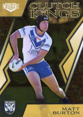 2023 NRL Elite Clutch Kings - CK03 Matt Burton Canterbury Bulldogs