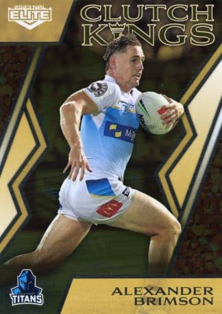 2023 NRL Elite Clutch Kings - CK06 Alexander Brimson Gold Coast Titans