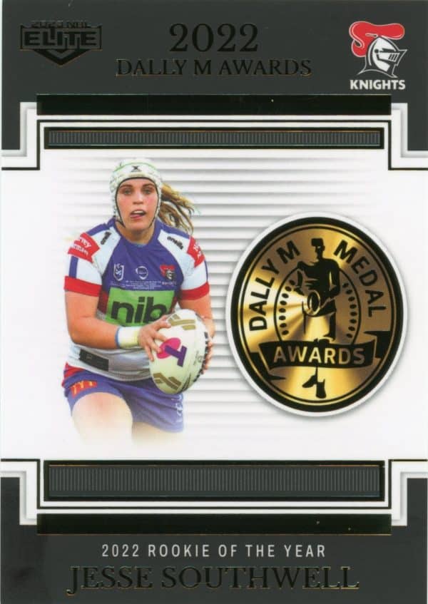 2023 NRL Elite Dally M Awards - DM35 Jesse Southwell Newcastle Knights