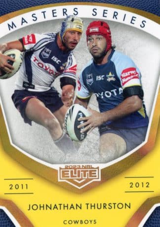 2023 NRL Elite Masters Series - MS05 Johnathan Thurston North QLD Cowboys 2011 - 2012