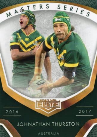 2023 NRL Elite Masters Series - MS18 Johnathan Thurston Australian Kangaroos 2016 - 2017