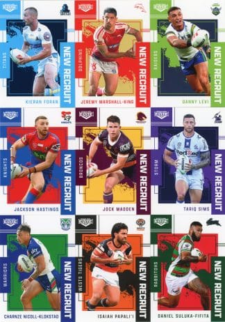 2023 NRL Elite New Recruit - Full Set 34 Cards