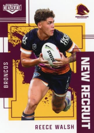 2023 NRL Elite New Recruits - NR02 Reece Walsh Brisbane Broncos