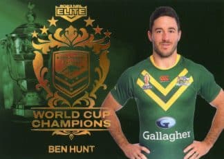 2023 NRL Elite World Cup Champions - WCC10 Ben Hunt Kangaroos