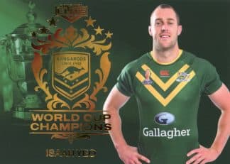 2023 NRL Elite World Cup Champions - WCC18 Isaah Yeo Kangaroos