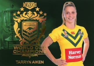 2023 NRL Elite World Cup Champions - WCC20 Tarryn Aiken Jillaroos