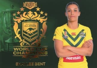 2023 NRL Elite World Cup Champions - WCC22 Shaylee Bent Jillaroos