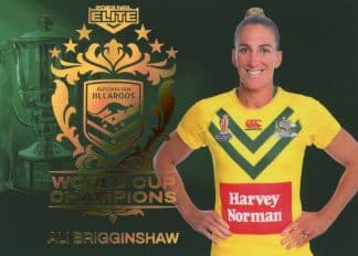 2023 NRL Elite World Cup Champions - WCC24 Ali Brigginshaw Jillaroos