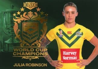 2023 NRL Elite World Cup Champions - WCC33 Julia Robinson Jillaroos