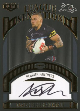 2023 NRL Elite Black League Sensations Signature - LSB12 James Fisher-Harris Penrith Panthers