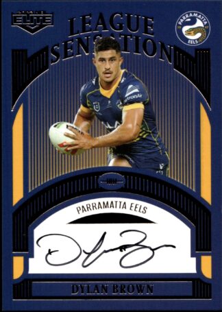 2023 NRL Elite Team League Sensations Signature - LST11 Dylan Brown Parramatta Eels