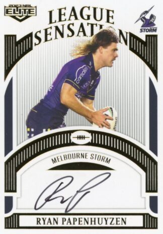 2023 NRL Elite White League Sensations Signature - LSW08 Ryan Papenhuyzen Melbourne Storm