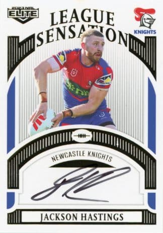 2023 NRL Elite White League Sensations Signature - LSW09 Jackson Hastings Newcastle Knights