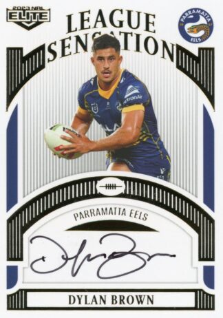 2023 NRL Elite White League Sensations Signature - LSW11 Dylan Brown Parramatta Eels