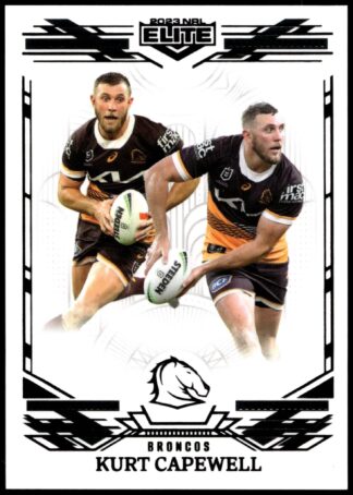 2023 NRL Elite Black Diamond Mojo - MB002 Kurt Capewell Brisbane Broncos