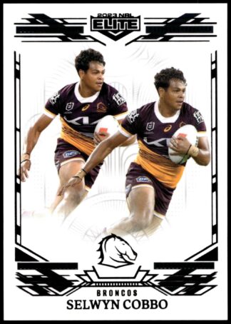2023 NRL Elite Black Diamond Mojo - MB004 Selwyn Cobbo Brisbane Broncos