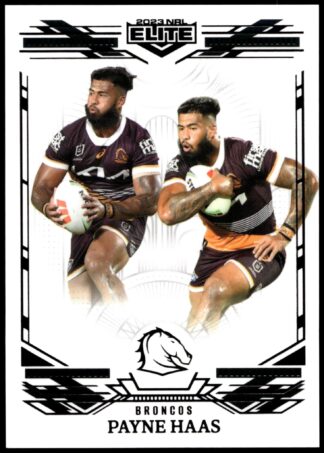 2023 NRL Elite Black Diamond Mojo - MB005 Payne Haas Brisbane Broncos