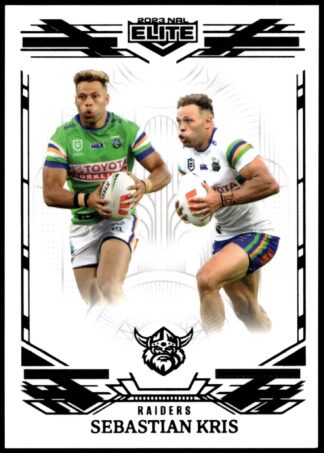 2023 NRL Elite Black Diamond Mojo - MB012 Sebastian Kris Canberra Raiders