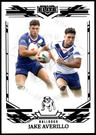 2023 NRL Elite Black Diamond Mojo - MB021 Jake Averillo Canterbury Bulldogs