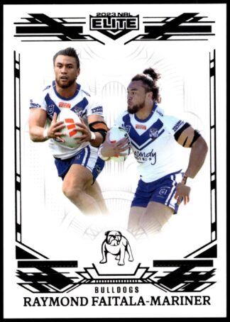 2023 NRL Elite Black Diamond Mojo - MB023 Raymond Faitala-Mariner Canterbury Bulldogs
