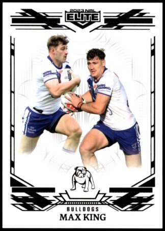 2023 NRL Elite Black Diamond Mojo - MB025 Max King Canterbury Bulldogs