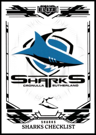 2023 NRL Elite Black Diamond Mojo - MB028 Cronulla Sharks Checklist