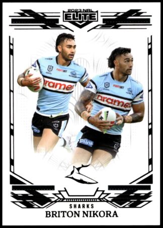 2023 NRL Elite Black Diamond Mojo - MB034 Briton Nikora Cronulla Sharks