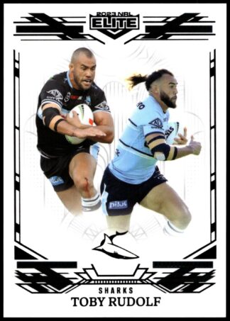 2023 NRL Elite Black Diamond Mojo - MB035 Toby Rudolf Cronulla Sharks