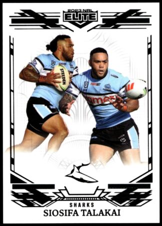 2023 NRL Elite Black Diamond Mojo - MB036 Siosifa Talakai Cronulla Sharks