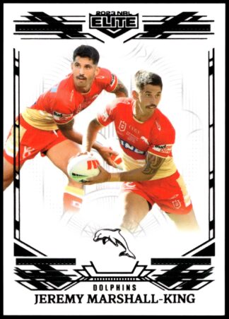 2023 NRL Elite Black Diamond Mojo - MB043 Jeremy Marshall-King Dolphins