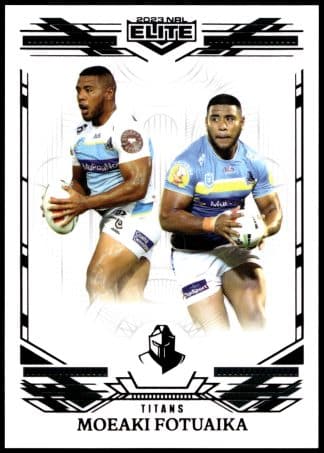 2023 NRL Elite Black Diamond Mojo - MB052 Moeaki Fotuaika Gold Coast Titans